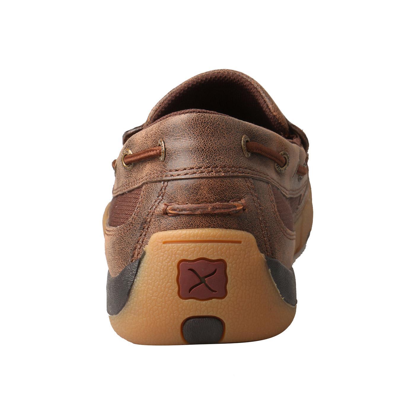Men's Slip-On Driving Moc - Brown/Cognac MDMS014