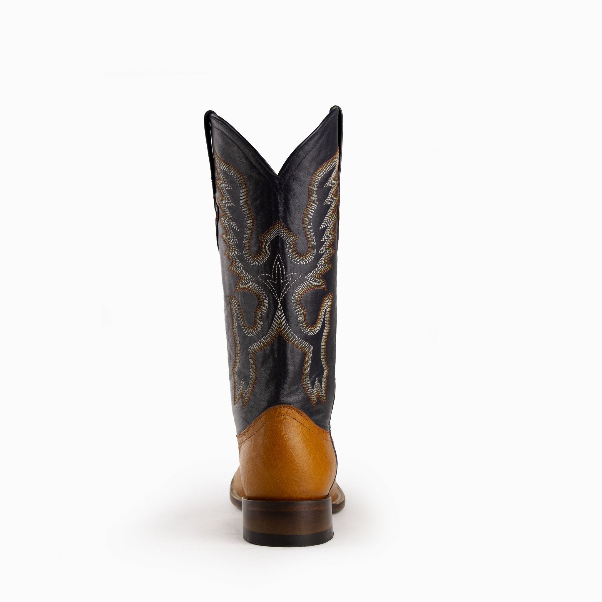 Men's Morgan Ostrich S-Toe Cognac