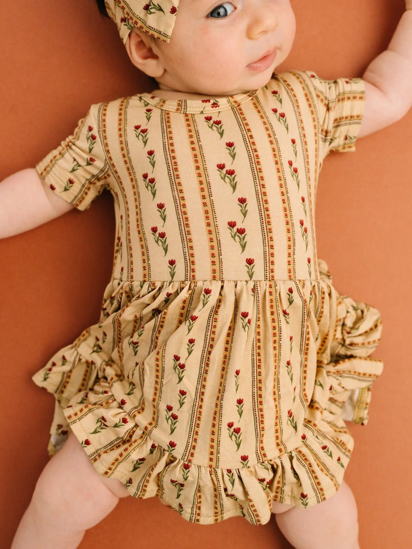 Floral Heirloom Short Sleeve Bamboo Dress