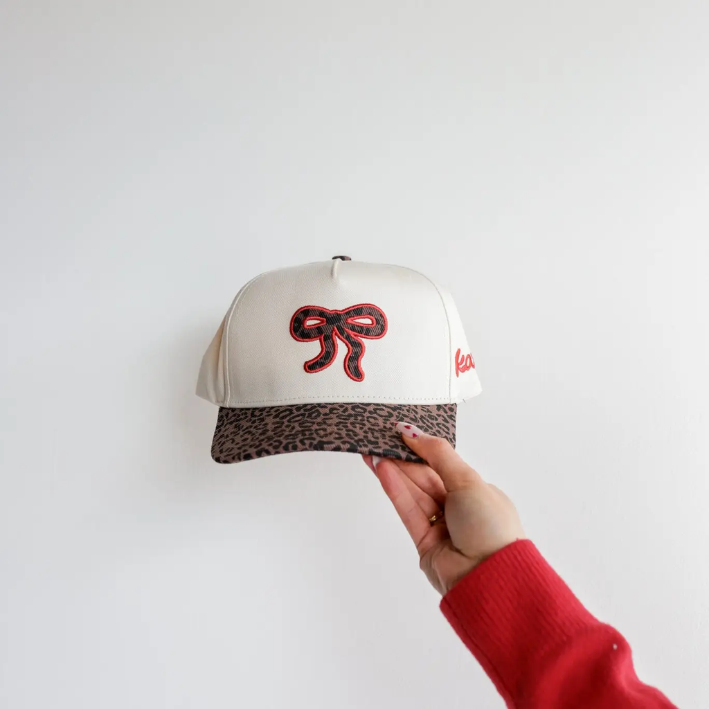 Cheetah Bow Trucker Hat
