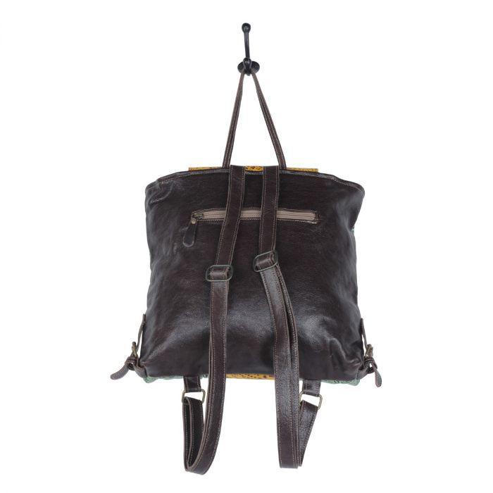 BULL'S EYE LEATHER & HAIRON BAG S-4767