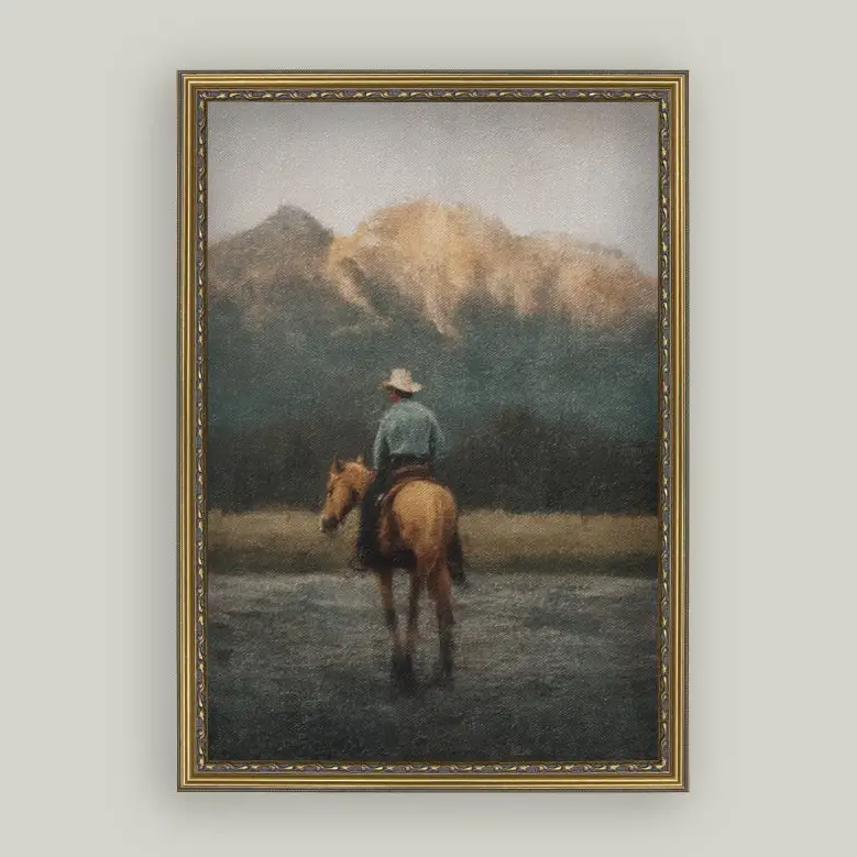 Ride Across the River - 12X16
