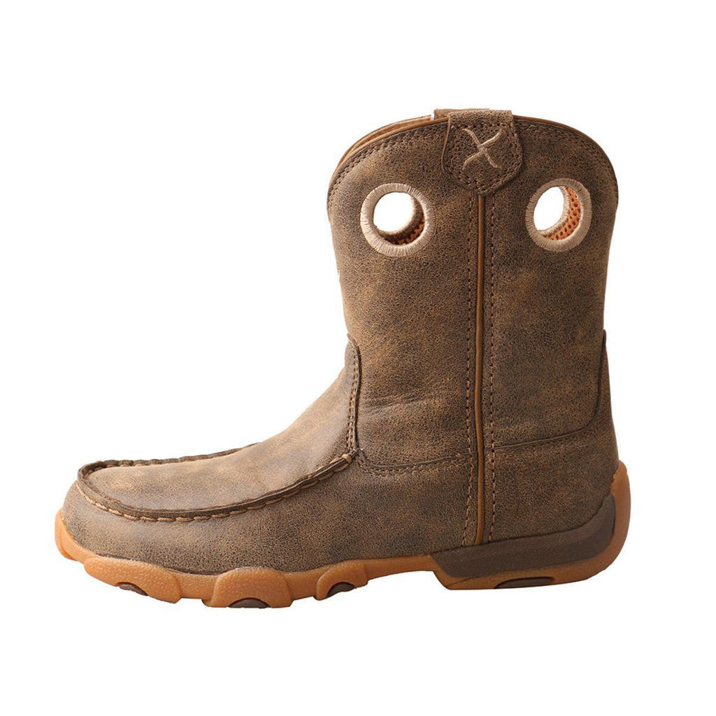 KID'S DRIVING MOC BOOT - BOMBER YDB0002