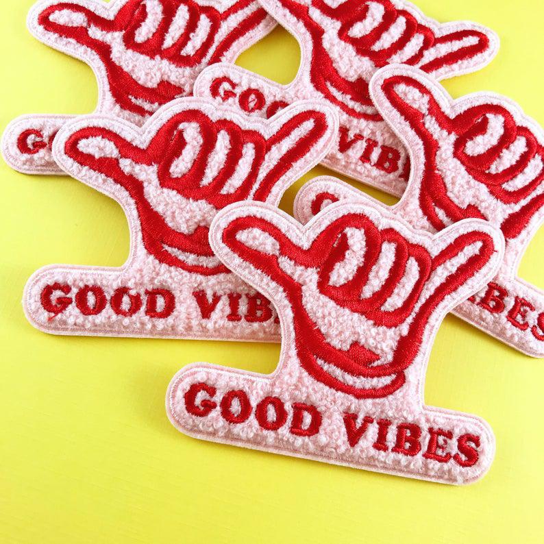 Good Vibes Chenille Patch
