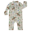 Saddle Up, Cowboy Toile - Ls Polo Romper