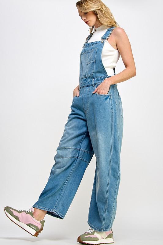 Barrel Pants Denim Overall