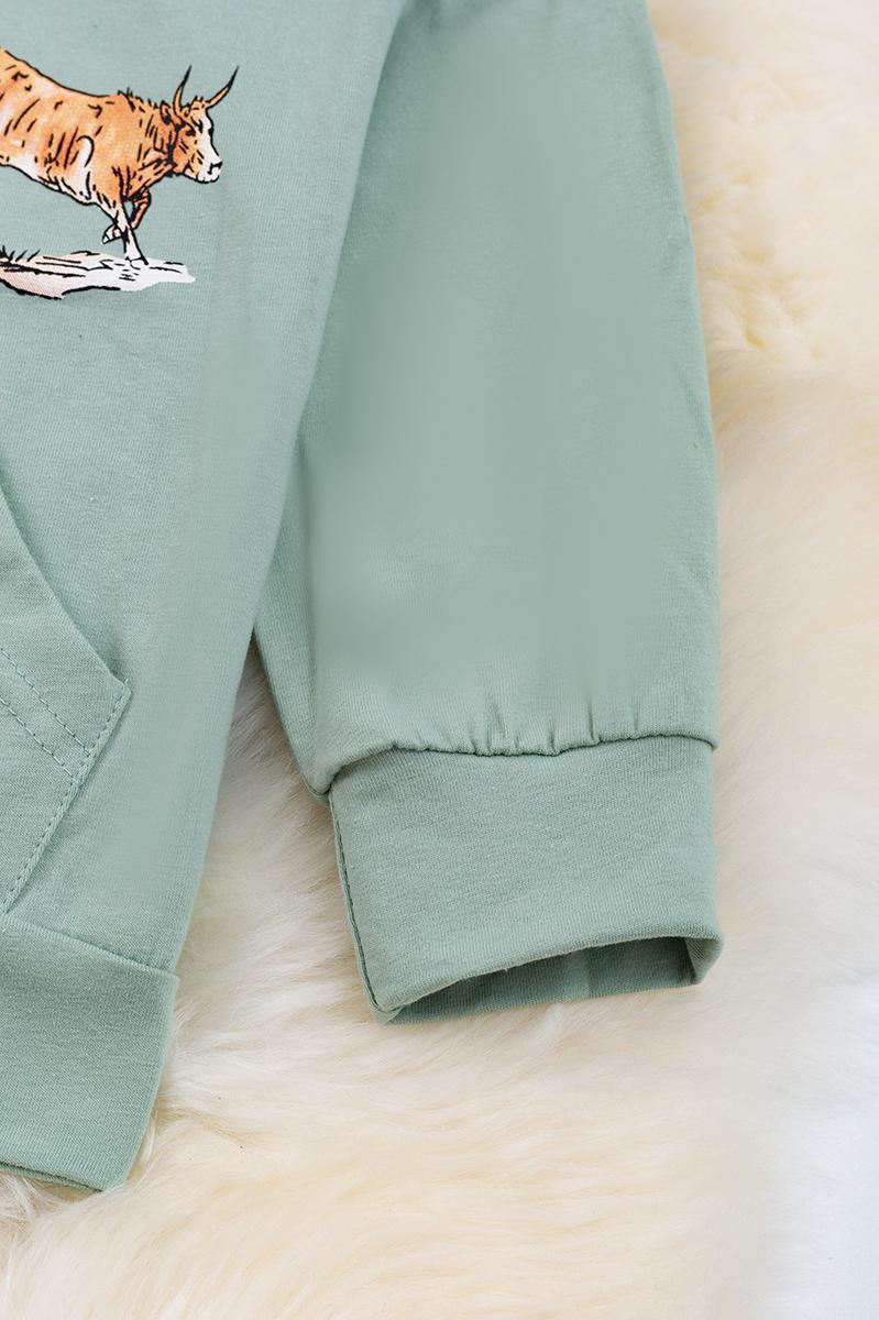 Dusty Mint Steer Roping Sweatshirt