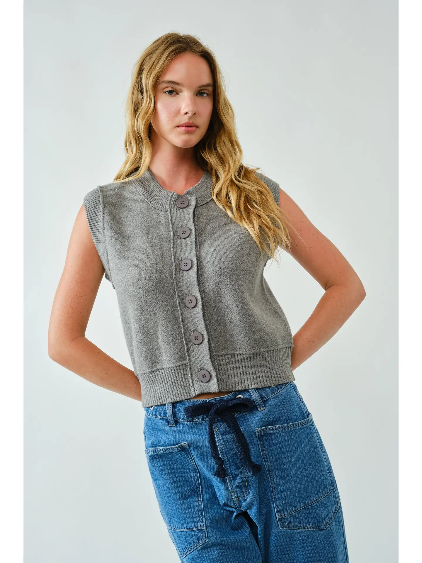 Super Soft Basic Vest Cardigan