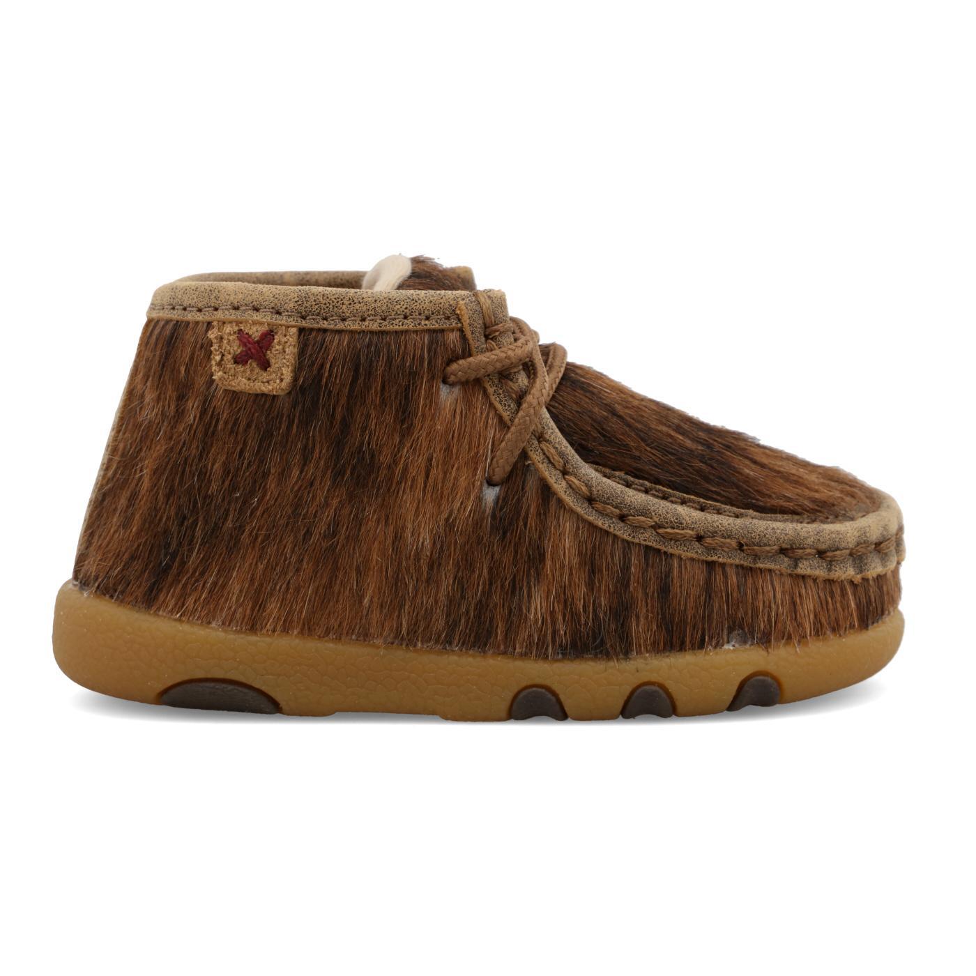 INFANT DRIVING MOCCASINS - BOMBER/LIGHT BRINDLE ICA0015