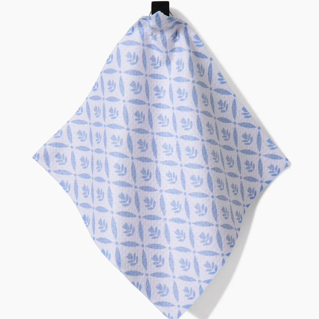 Spring Trellis Floral Dishcloth Set