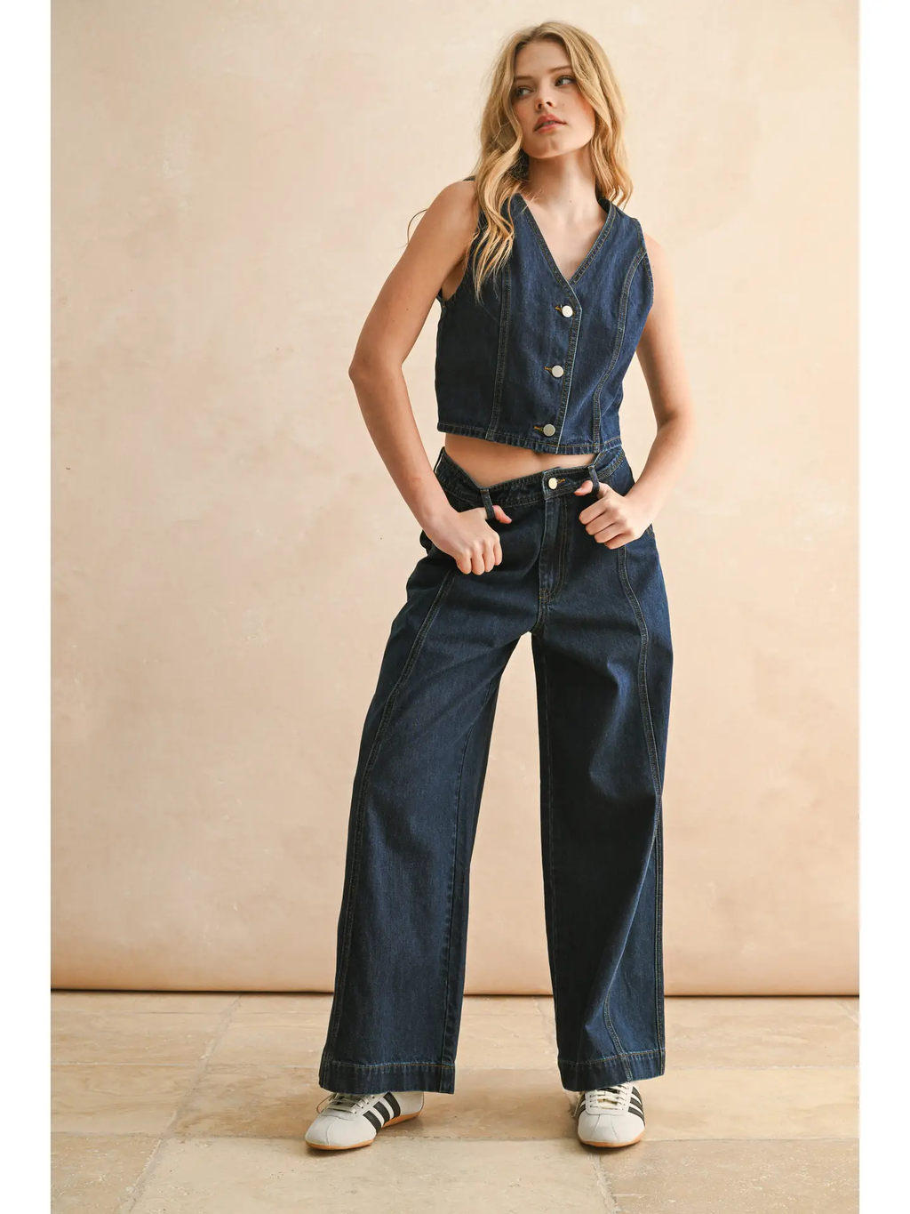 Dark Denim Vest