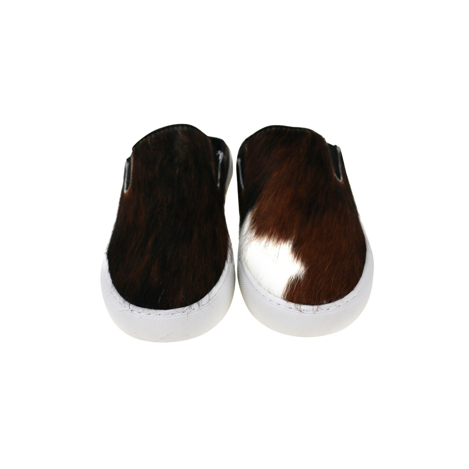 Montana West Genuine Hair Calf Collection Sneaker Slides