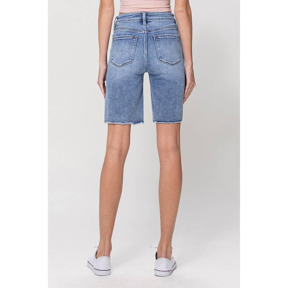 HIGH RISE BERMUDA SHORTS | VALERIE