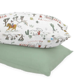 Cotton Muslin Pillowcase 2 Pack - Cowpoke
