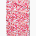 Pink Florals Tea Towel