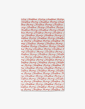 Christmas Greeting Luxe Hand Towel