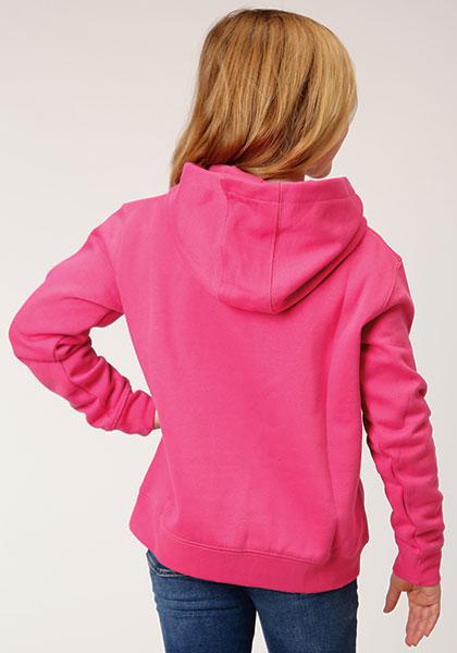 GIRLS OUTERWEAR ROPER GIRLS L/S SWEATSHIRT W/HOOD - 03-298-0300-6606