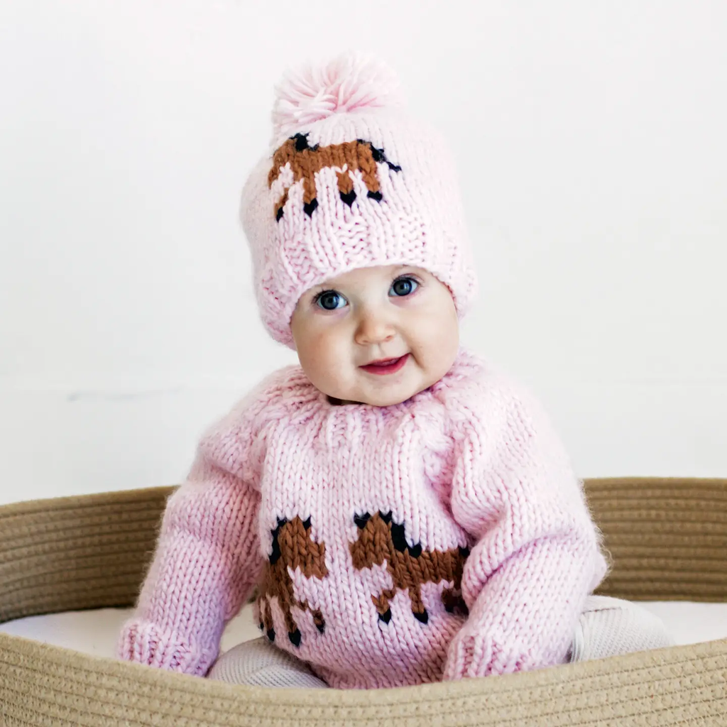 Pony Sweater Blush For Baby & Toddler