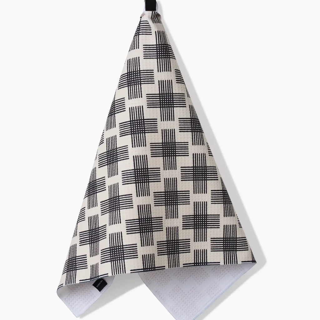 Cross Hatch Tea Towel