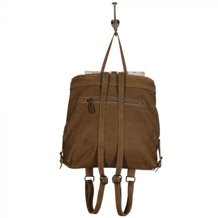 SILVERY TOUCH LEATHER & HAIRONG BAG S-2005