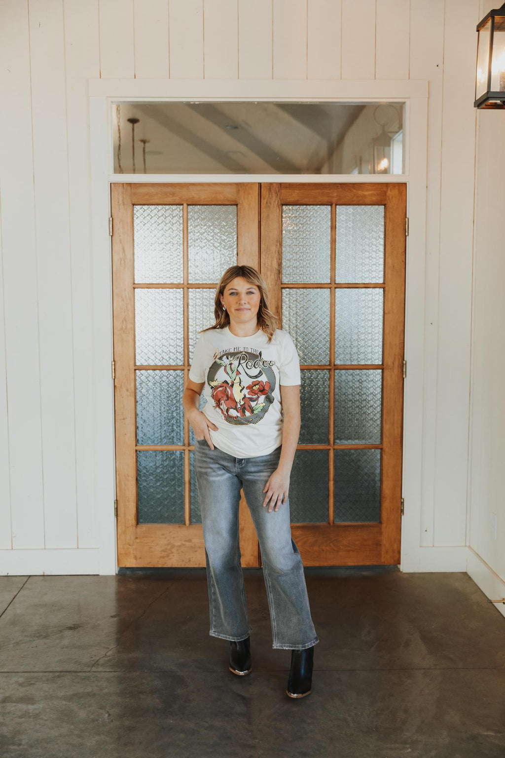 TAKE ME TO THE RODEO GRAPHIC T SHIRT