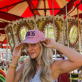 America's Sweetheart Striped Trucker Hat