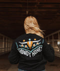 HOWDY HONEY CREWNECK SWEATSHIRT - BLACK