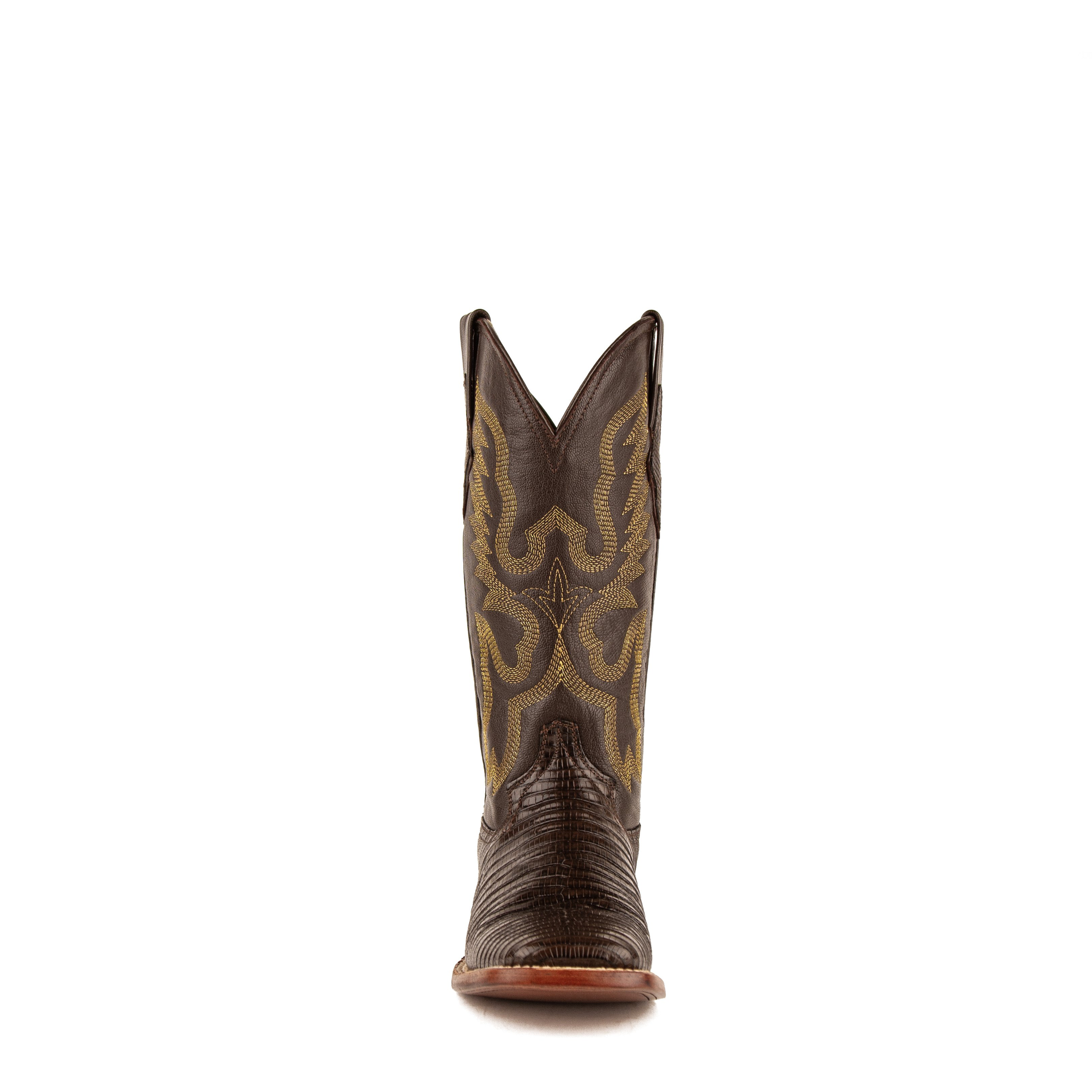 Ladies Teju Lizard S-Toe Chocolate
