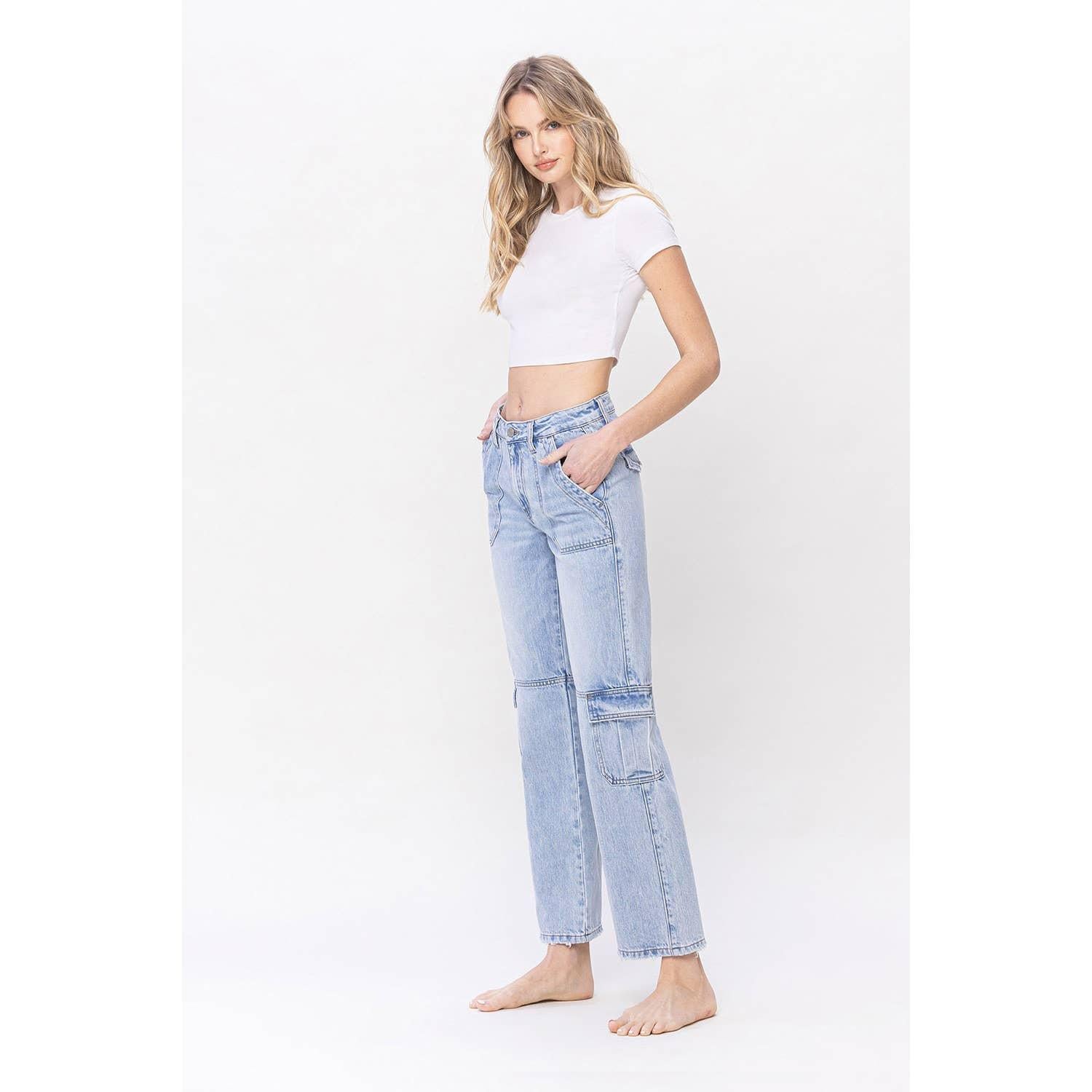 HIGH RISE DAD CARGO PANT