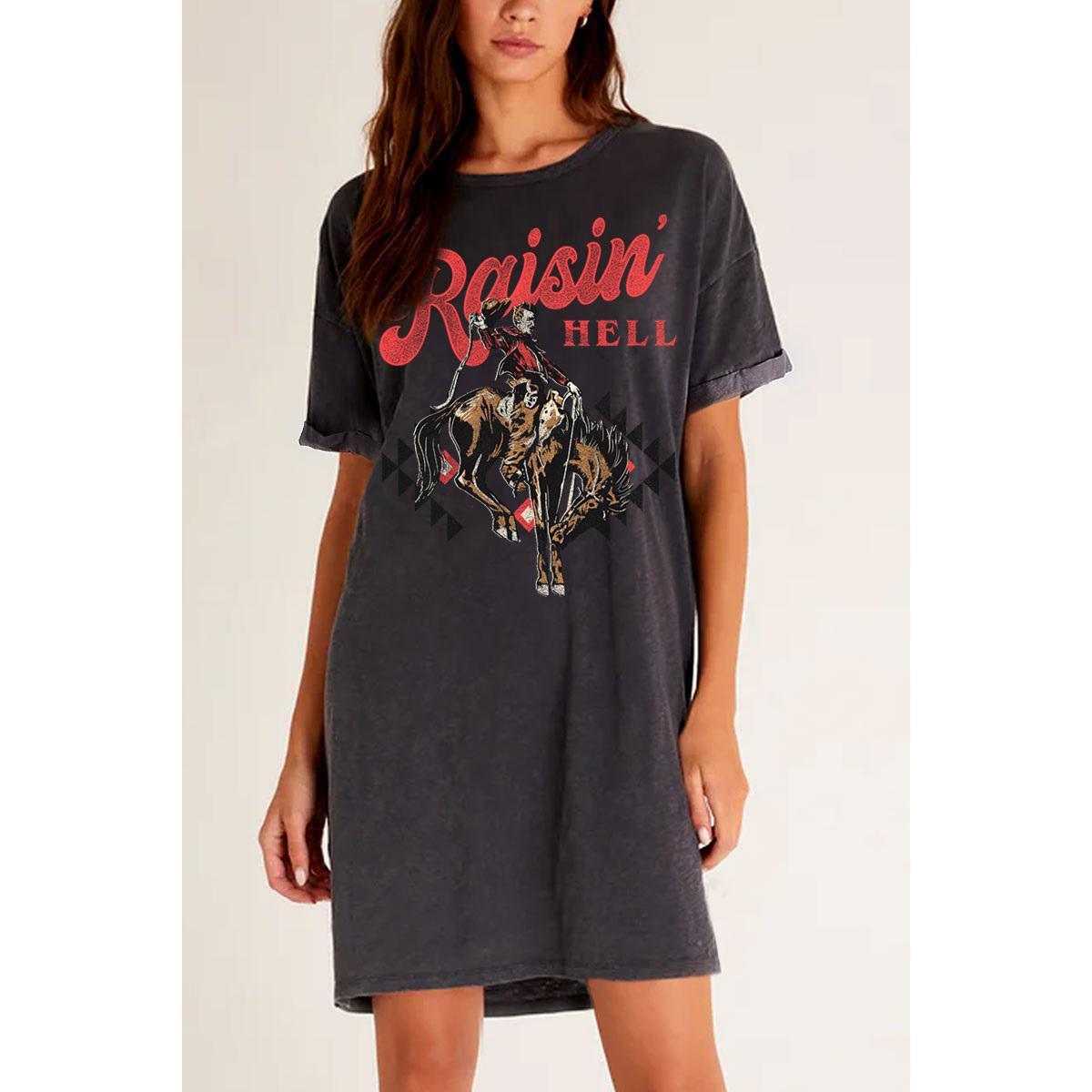 Raisin Hell Mineral Graphic Dress