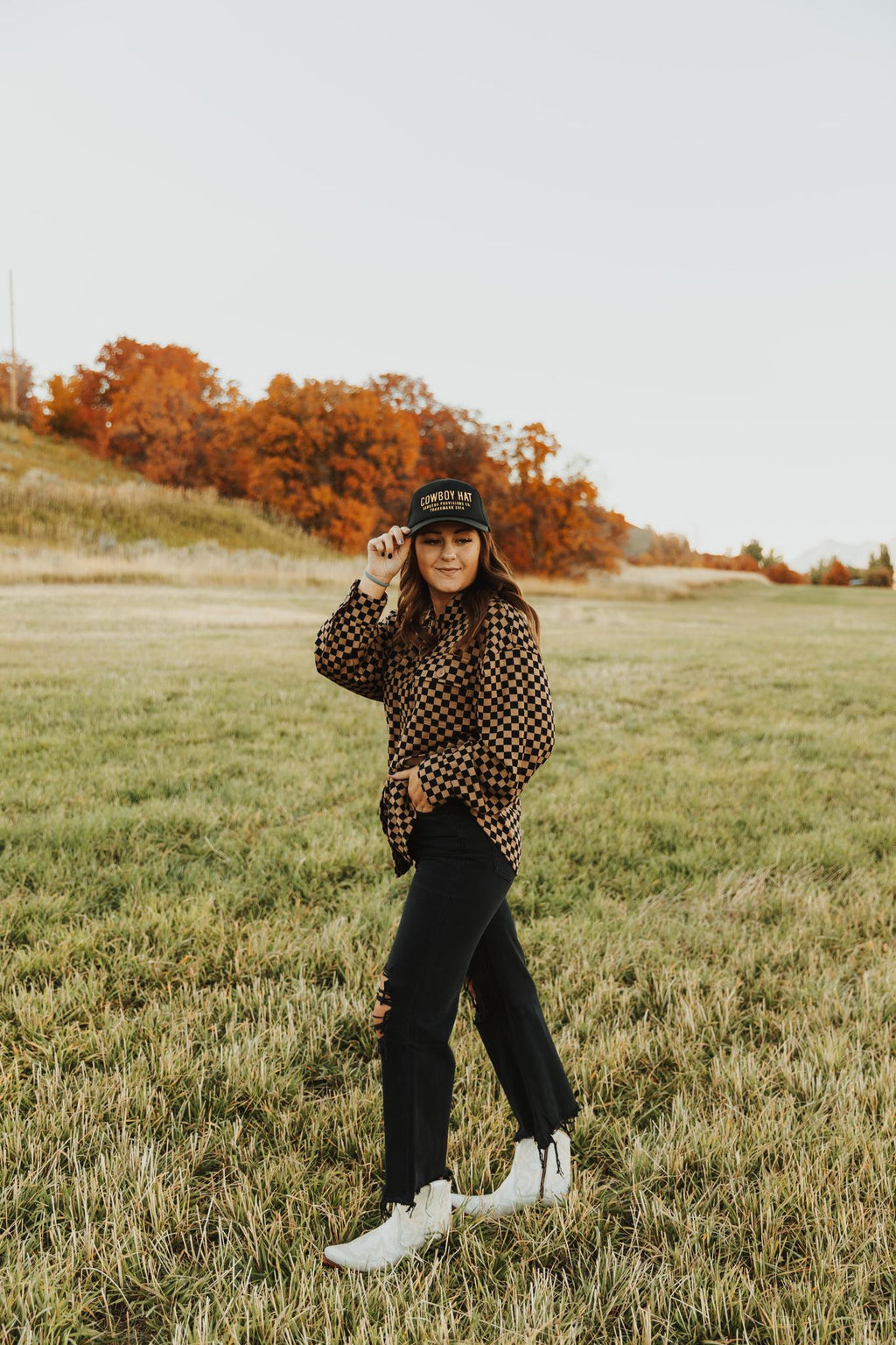 90'S VINTAGE CROP FLARE - BLACK