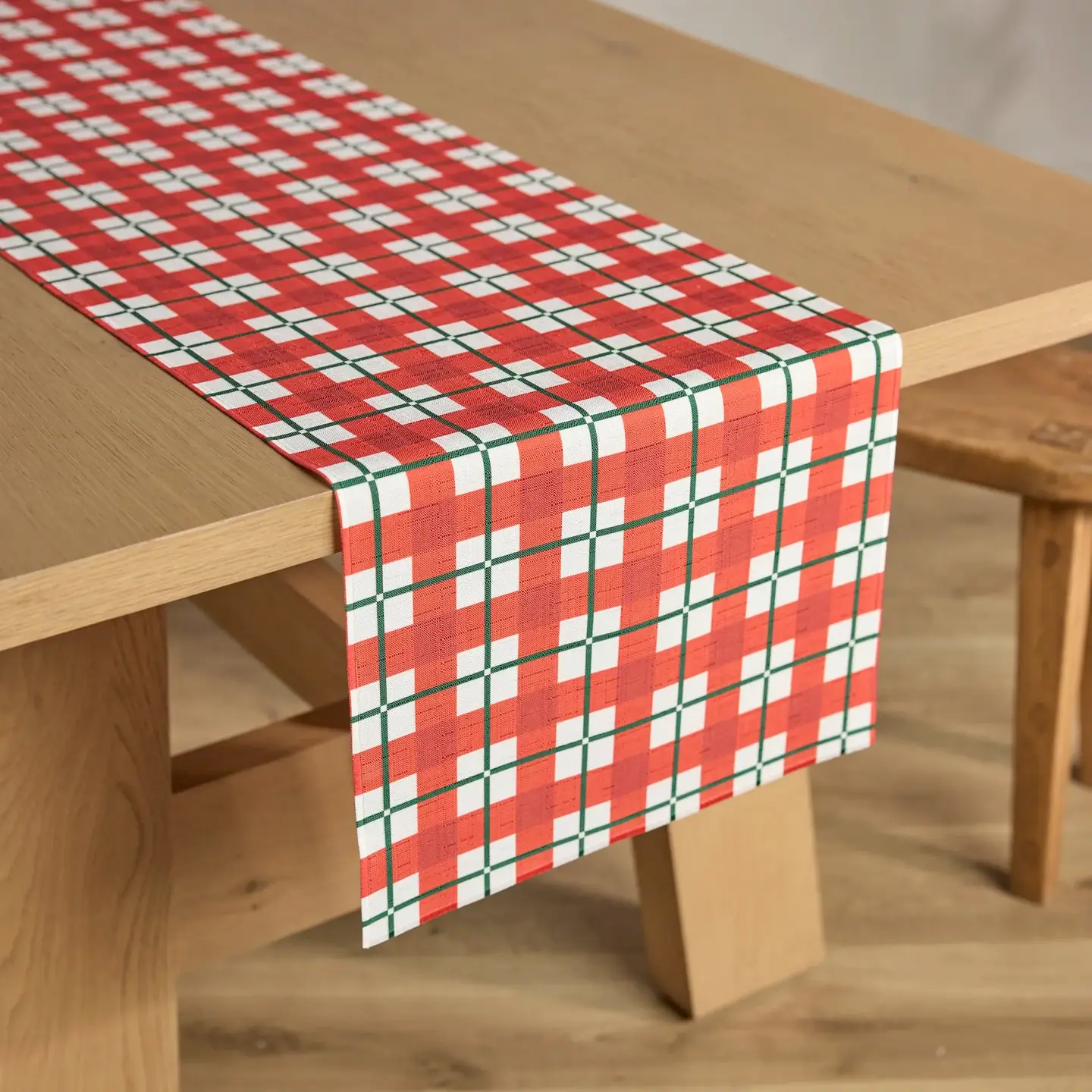 Yuletide Plaid Table Runner