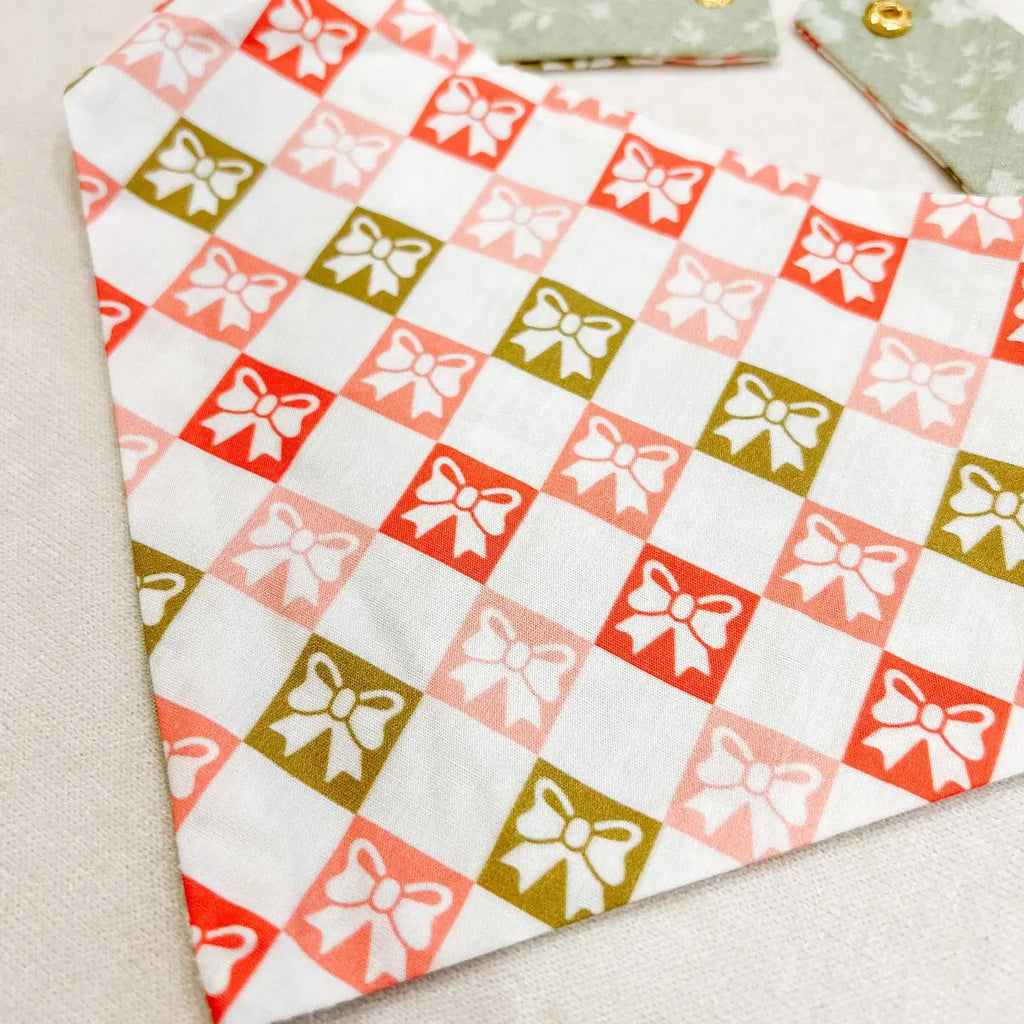 Bows Reversible Dog Bandana