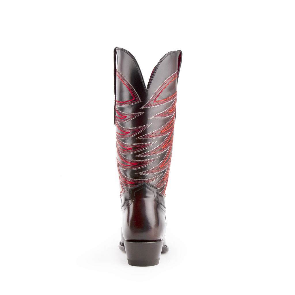 Ladies Spitfire Black/Cherry V-Toe