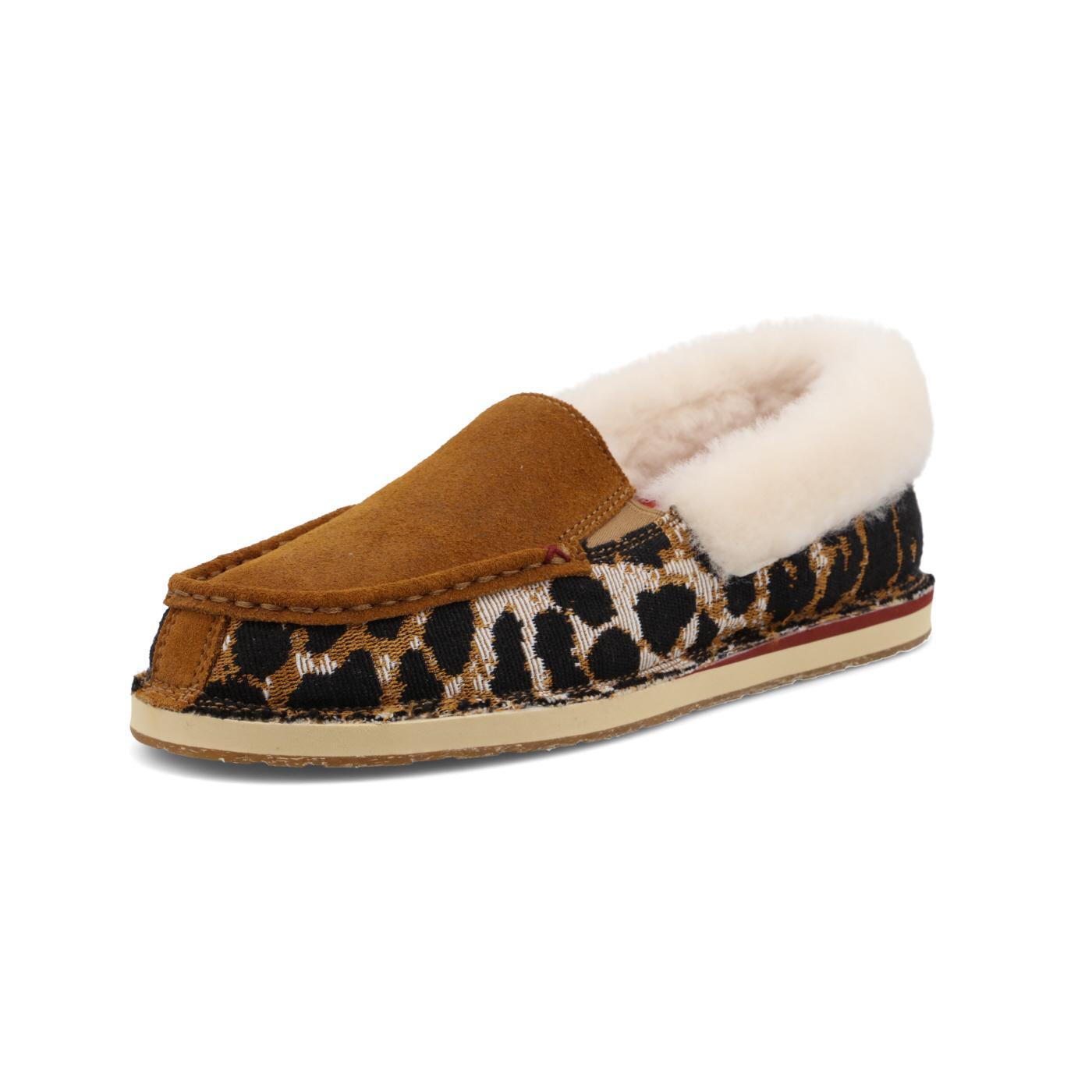 Slip-On Loafer - Tan & Cheetah - WCL0015
