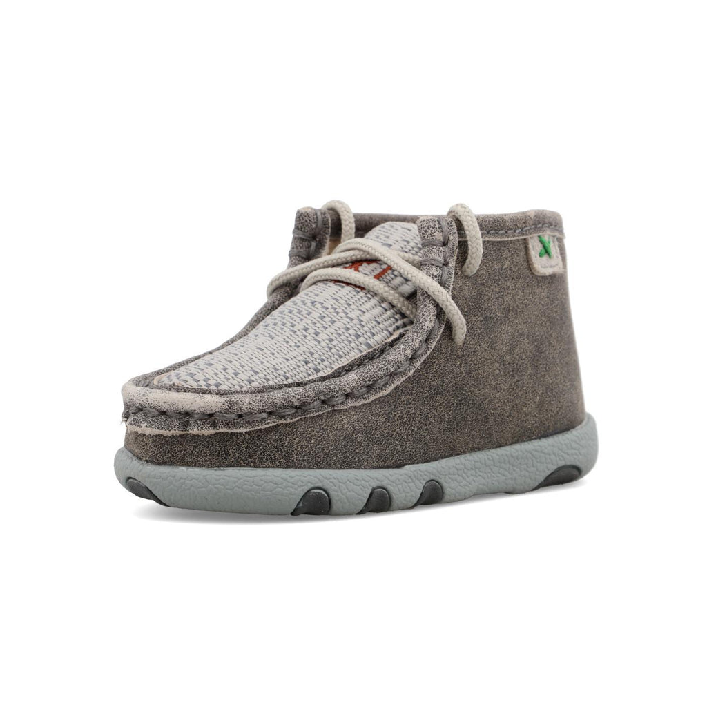 INFANT DRIVING MOCCASINS - GREY/LIGHT GREY ICA0012