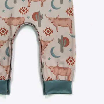 Lunar Longhorn Boy Romper