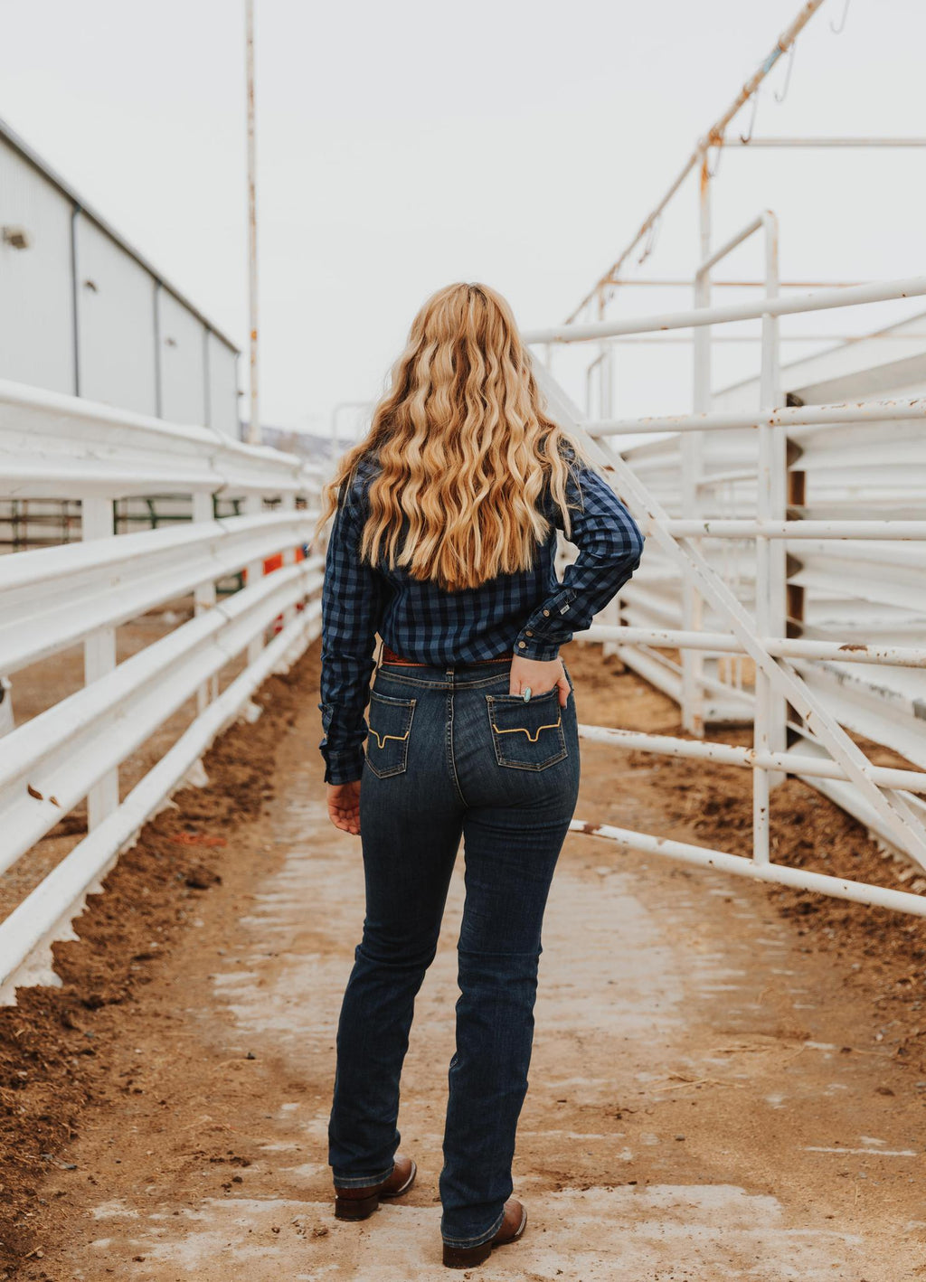 KIMES WOMENS JEANS - SARAH BLUE