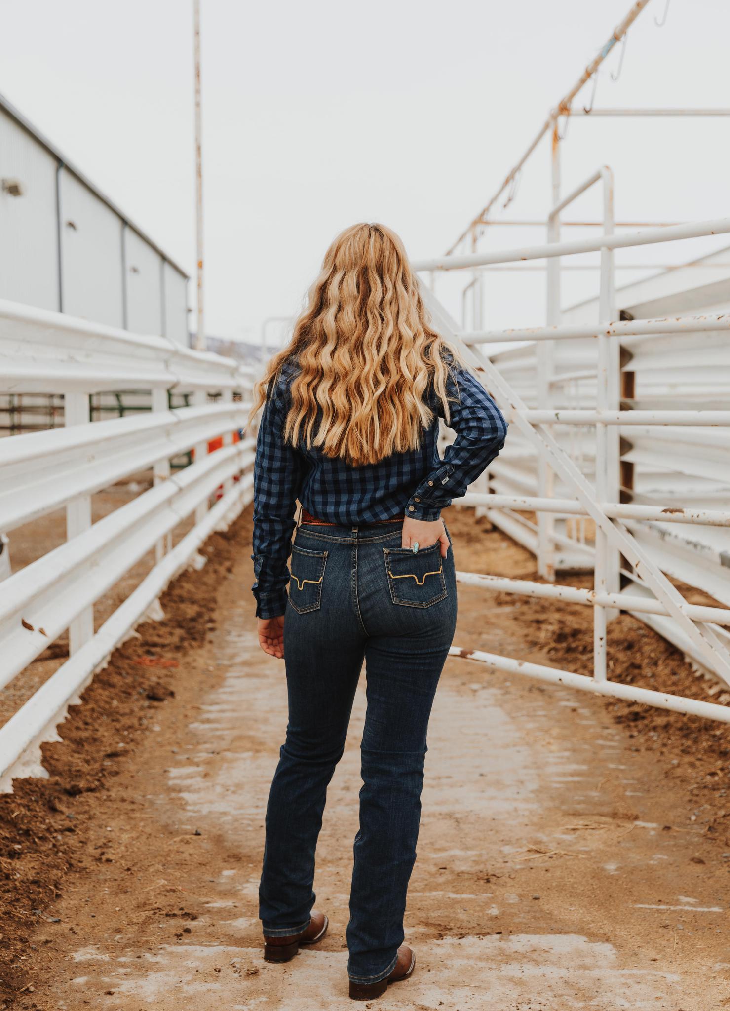 KIMES WOMENS JEANS - SARAH BLUE