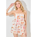 Western Print Tank Top