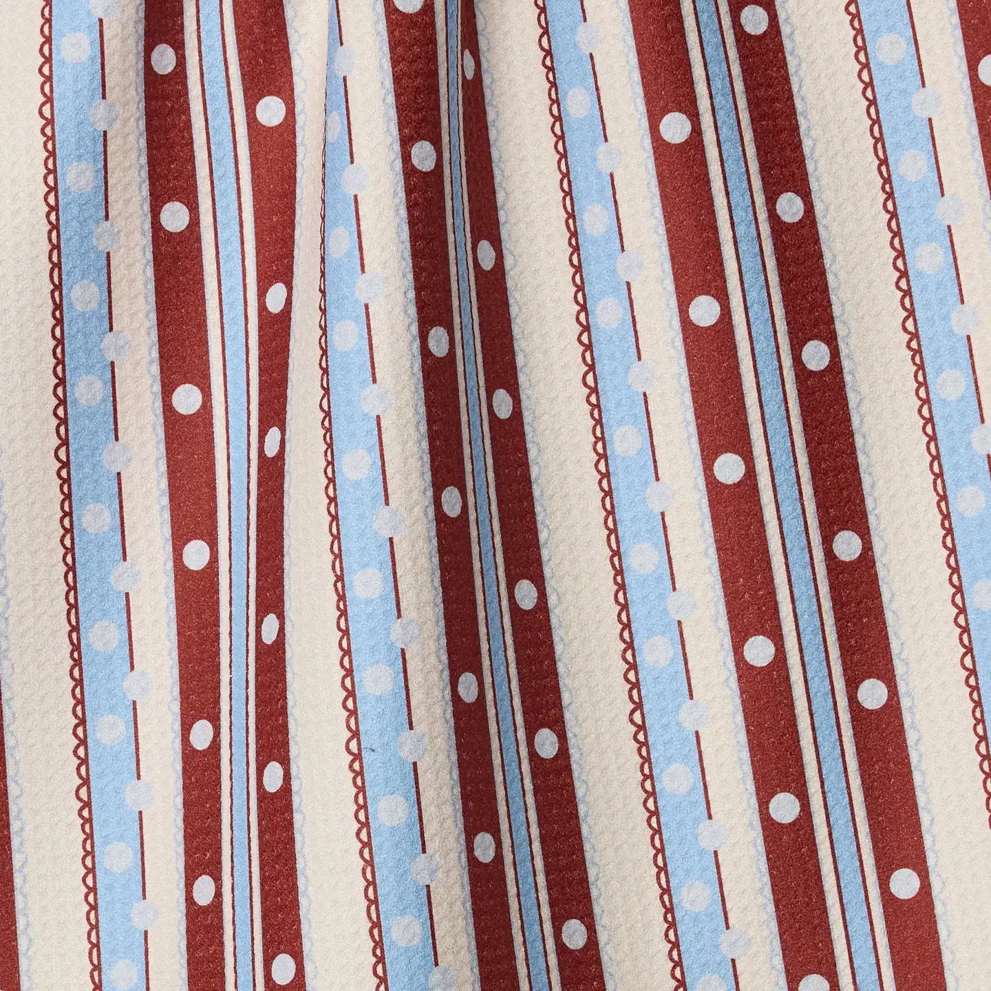 Blue Skies Stripes Tea Towel