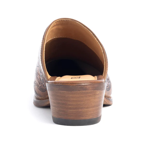VALERIA HAND-TOOLED MULES S-10613