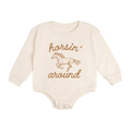 Horsin' Around Western Long Sleeve Romper - Boys Clothing