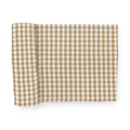 Stretch Knit Swaddle Blanket - Cinnamon Gingham