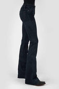 WOMENS JEAN 921 HIGH RISE FLARE FIT PLAIN BACK PKT HIGHRISE FLARE 11-054-0921-2414 BL