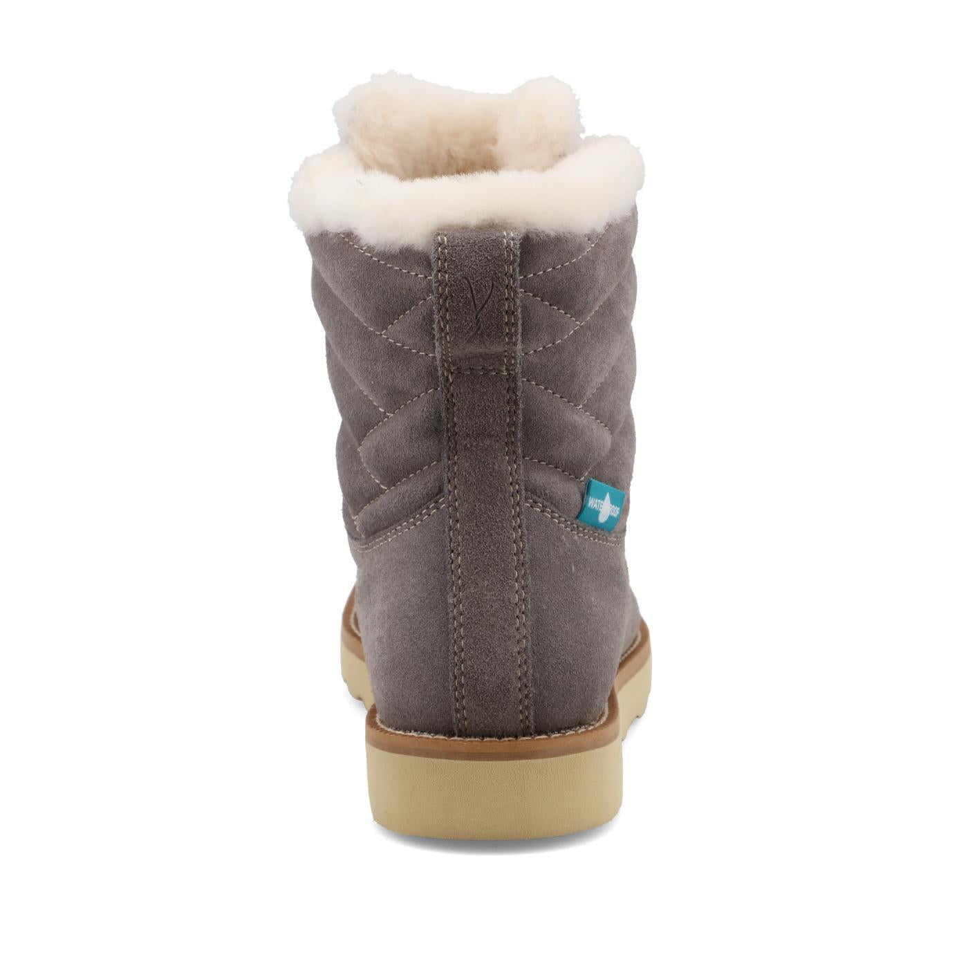 6" Wedge Sole Boot - Brushed Nickel WCAW002