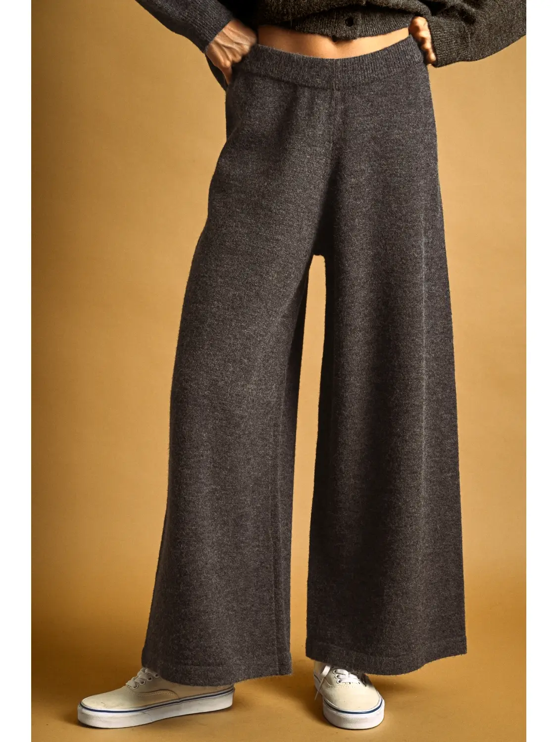 Relaxed Sweater Knit Trouser