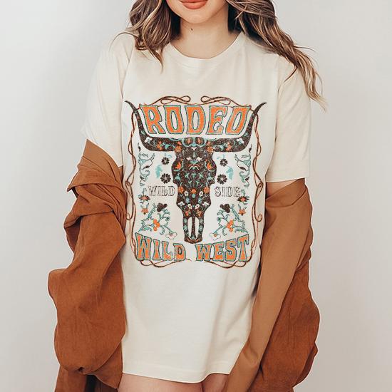 RODEO WILD WEST T SHIRT