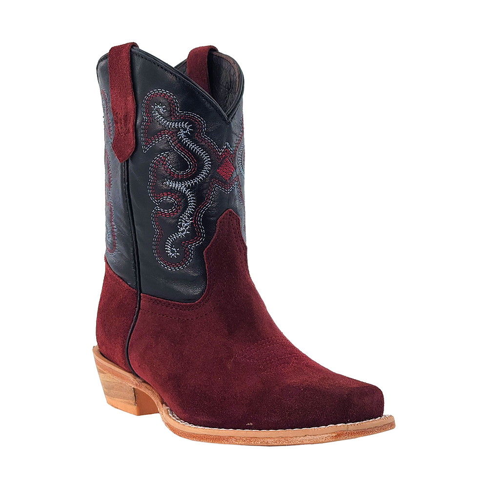 R. Watson Kid's Rhubarb Roughout / Black Cowhide