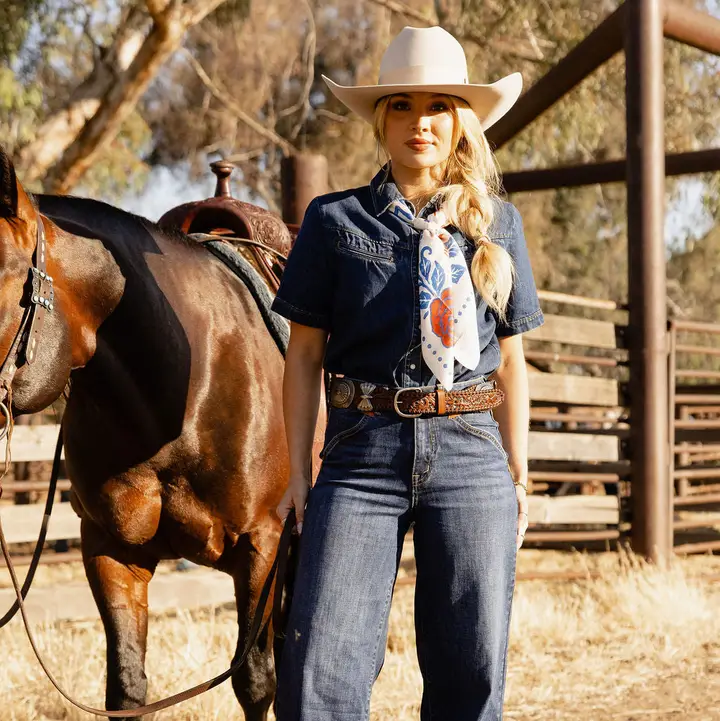 The Vintage Visalia Wide Leg Jeans